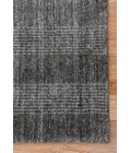 Amer Brooklyn Bays Charcoal Hand-Woven Wool Blend Area Rug 5'x8'