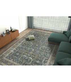 Amer Bristol Gray/Multi BRS-19 8ft. x 10ft. Rect. Rug