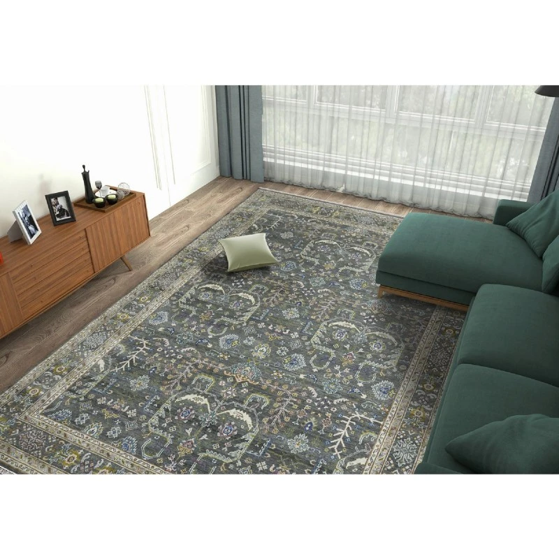 Amer Bristol Gray/Multi BRS-19 8ft. x 10ft. Rect. Rug