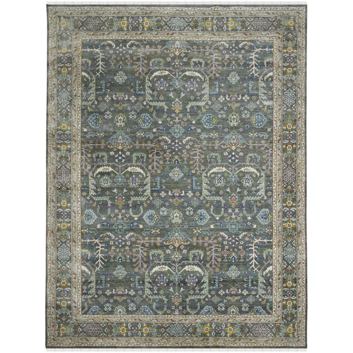 Amer Bristol Gray/Multi BRS-19 9ft. x 12ft. Rect. Rug