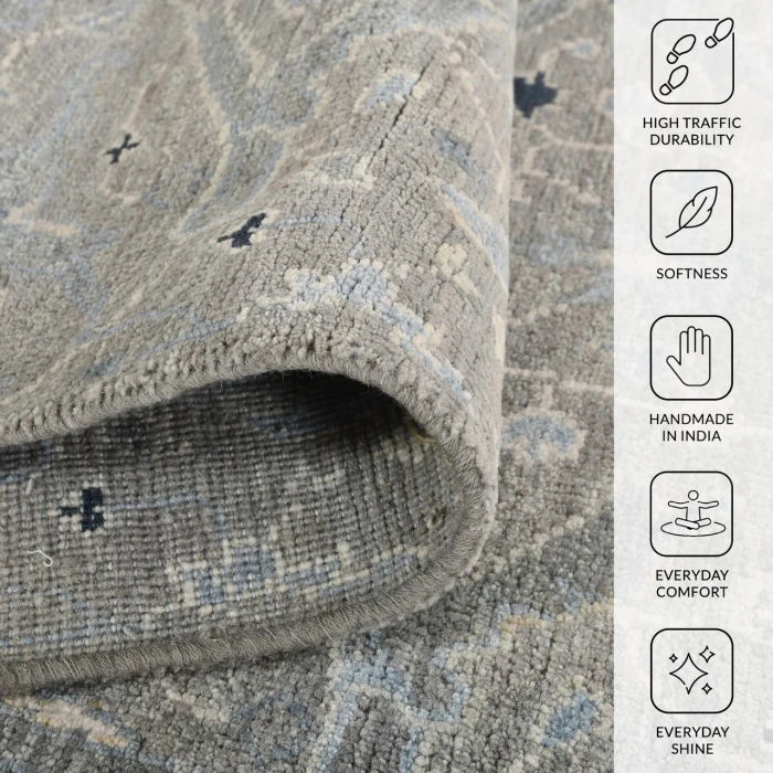 Amer Bristol Silver Sand BRS-2 8ft. x 10ft. Rect. Rug