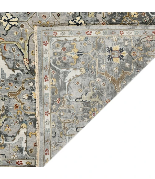 Amer Bristol Deep Silver/Gold BRS-43 12ft. x 15ft. Rect. Rug