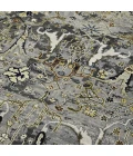 Amer Bristol Deep Silver/Gold BRS-43 12ft. x 15ft. Rect. Rug