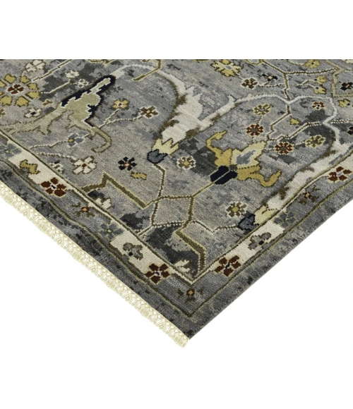 Amer Bristol Deep Silver/Gold BRS-43 12ft. x 15ft. Rect. Rug