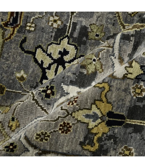 Amer Bristol Deep Silver/Gold BRS-43 12ft. x 15ft. Rect. Rug