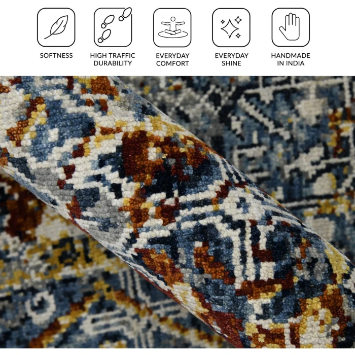 Amer Bristol Blue BRS-46 8ft. x 10ft. Rect. Rug