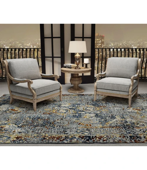 Amer Bristol Blue BRS-46 12ft. x 15ft. Rect. Rug