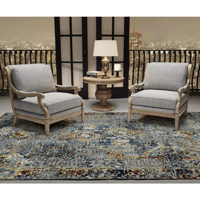 Amer Bristol Blue BRS-46 8ft. x 10ft. Rect. Rug