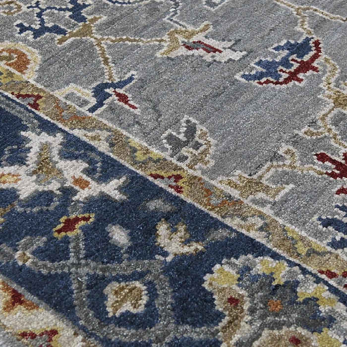Amer Bristol Ice Blue/Midnight Blue BRS-8 9ft. x 12ft. Rect. Rug