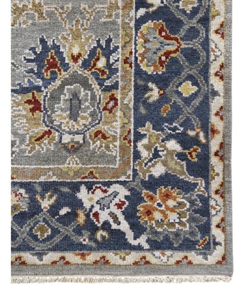 Amer Bristol Ice Blue/Midnight Blue BRS-8 12ft. x 15ft. Rect. Rug