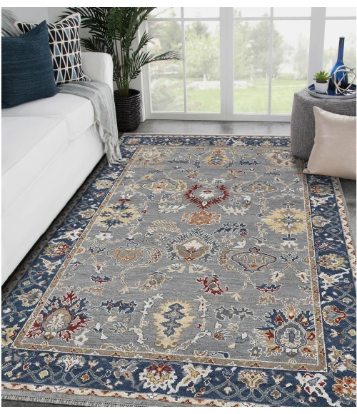 Amer Bristol Ice Blue/Midnight Blue BRS-8 12ft. x 15ft. Rect. Rug