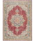 Amer Century Haven Vintage Red Polyester Area Rug 2'x3'