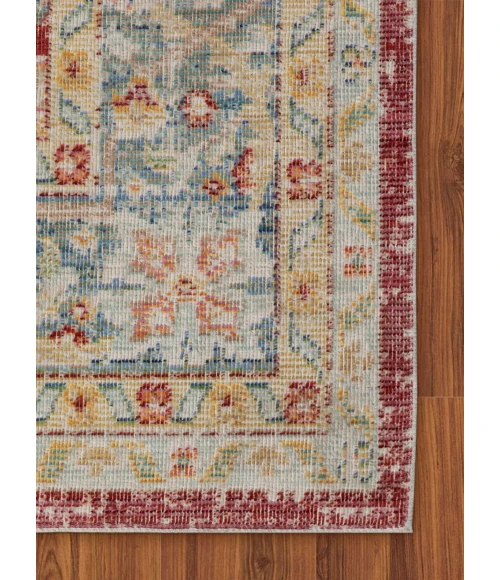 Amer Century Haven Vintage Red Polyester Runner Rug 2'6"x8'