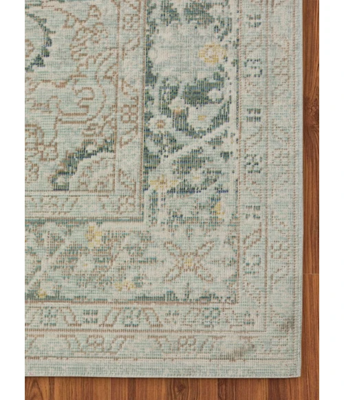 Amer Century Haven Vintage Green Polyester Area Rug 9'x13'