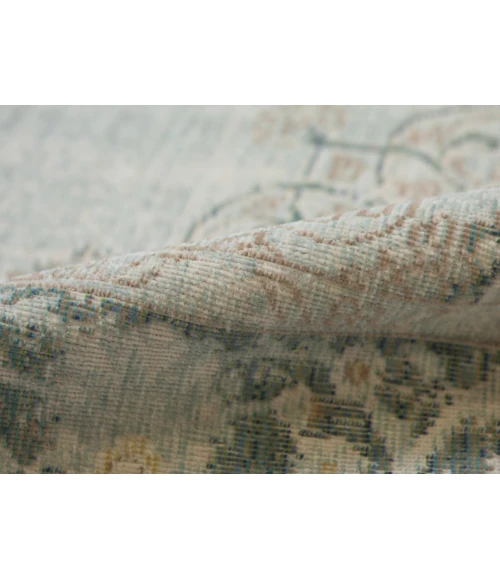 Amer Century Haven Vintage Green Polyester Area Rug 9'x13'