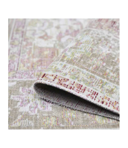 Amer Century Blythe Vintage Lavender Polyester Area Rug 7'10"x10'6"