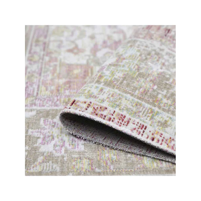Amer Century Blythe Vintage Lavender Polyester Runner Rug 2'6"x8'