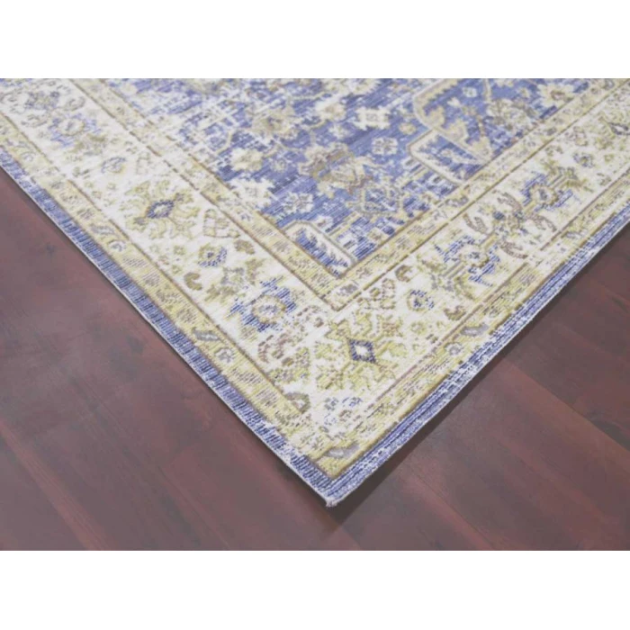 Amer Century Tatum Vintage Lavender Polyester Runner Rug 2'6"x8'
