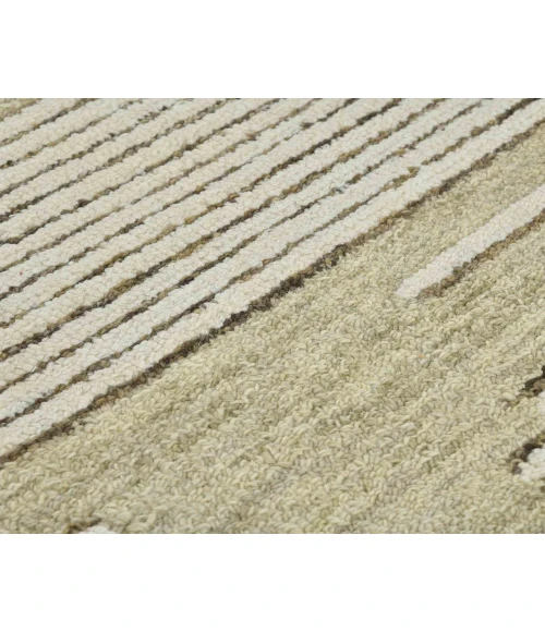 Chicago Umika Ivory Geometric New Zealand Area Rug