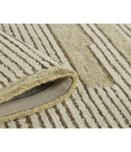 Chicago Umika Ivory Geometric New Zealand Area Rug