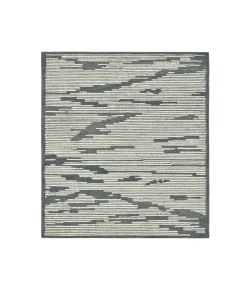Amer Chicago Turlen Dark Gray Geometric New Zealand Rug 9' x 13'