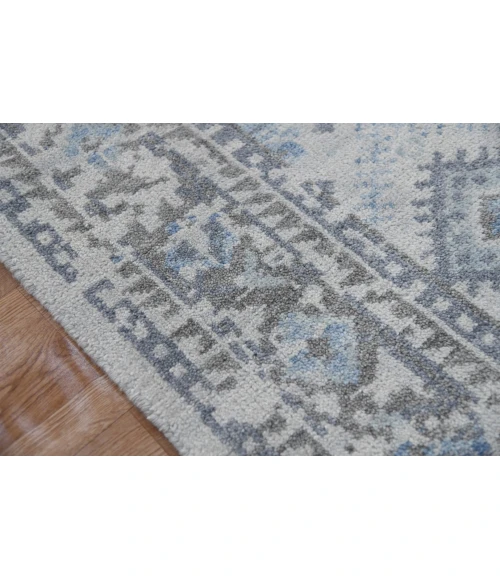 Amer Divine Zamora Beige Hand-Knotted Wool Area Rug 8'x10'