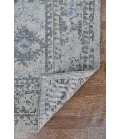 Amer Divine Zamora Beige Hand-Knotted Wool Area Rug 8'x10'