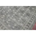 Amer Divine Loise Gray Hand-Knotted Wool Area Rug 2'x3'