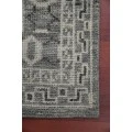 Amer Divine Loise Gray Hand-Knotted Wool Area Rug 2'x3'
