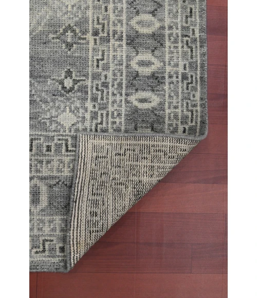Amer Divine Loise Gray Hand-Knotted Wool Area Rug 9'x12'