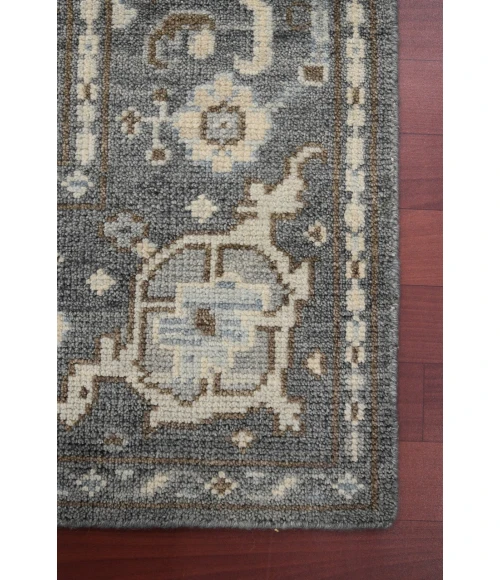 Amer Divine Pollie Brown Hand-Knotted Wool Area Rug 8'x10'
