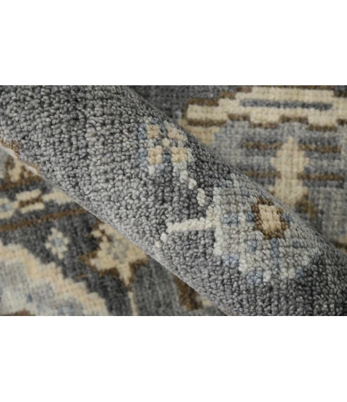 Amer Divine Pollie Brown Hand-Knotted Wool Area Rug 8'x10'