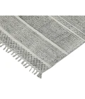 Dune Alliya Charcoal Flatweave Cotton Area Rug