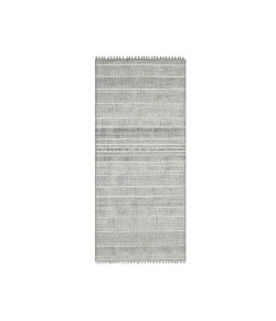 Amer Dune Alliya Charcoal Flatweave Cotton Runner Rug 2'6" x 8'