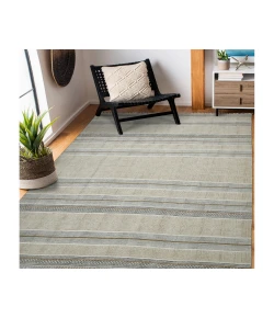 Amer Dune Briel Brown Flatweave Cotton Rug 8'6" x 12'