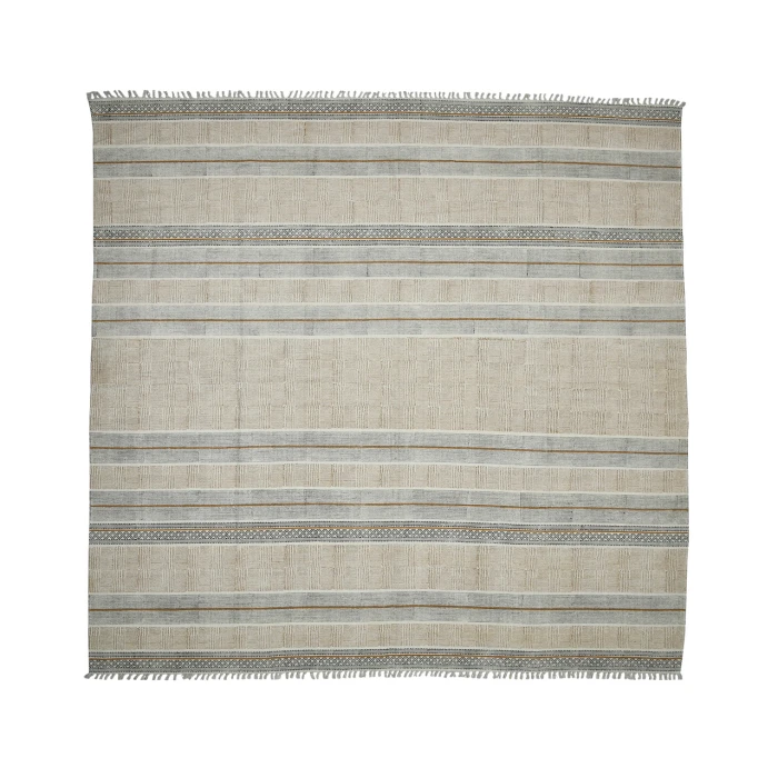 Dune Briel Brown Flatweave Cotton Area Rug