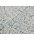 Dune Cresa Stone Blue Flatweave Cotton Area Rug