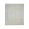 Amer Dune Cresa Stone Blue Flatweave Cotton Rug 2' x 3'