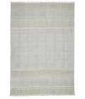Dune Cresa Stone Blue Flatweave Cotton Area Rug