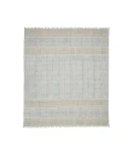Dune Cresa Stone Blue Flatweave Cotton Area Rug