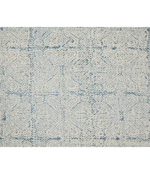 Dune Cresa Stone Blue Flatweave Cotton Area Rug
