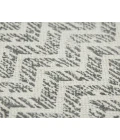 Dune Denevie Gray Flatweave Cotton Area Rug