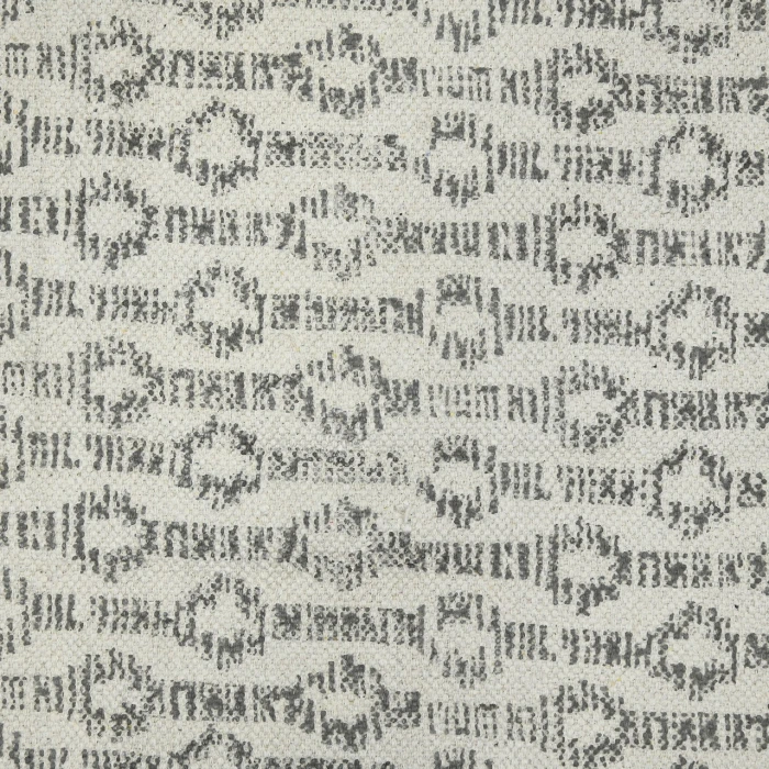 Dune Denevie Gray Flatweave Cotton Area Rug