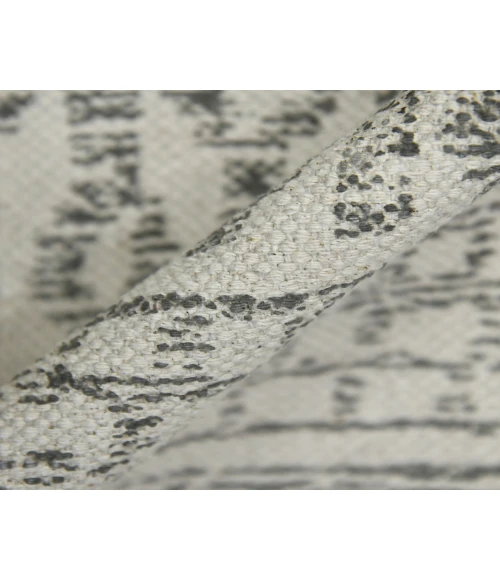 Dune Denevie Gray Flatweave Cotton Area Rug