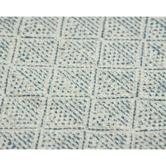 Dune Estra Blue Flatweave Cotton Area Rug