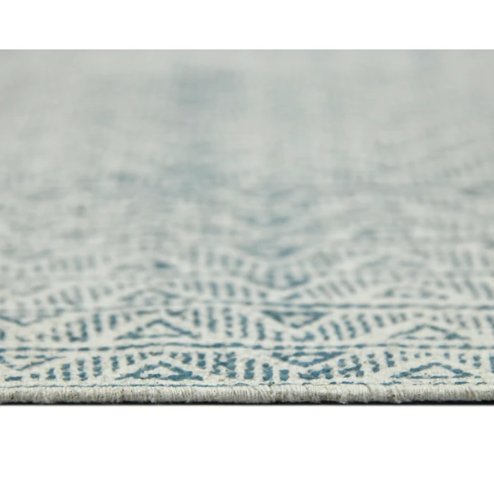 Dune Estra Blue Flatweave Cotton Area Rug