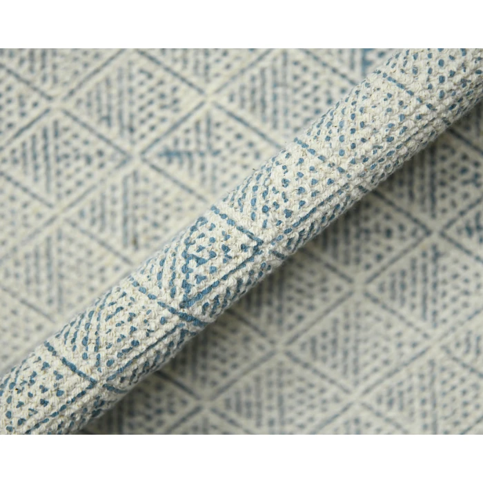 Dune Estra Blue Flatweave Cotton Area Rug