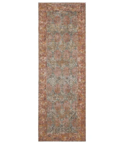 Amer Eternal ETE-15 Pierson Teal Rug 2 ft. 7 in. X 7 ft. 6 in. Runner