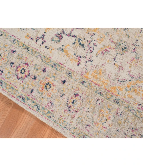 Amer Eternal Solidad Vintage Ivory/Yellow Area Rug 9'10"x13'10"