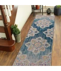 Amer Eternal Witney Vintage Turqouise Runner Rug 2'7"x7'6"